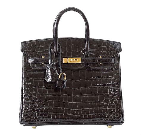 black croc hermes birkin|Hermes Birkin crocodile bag price.